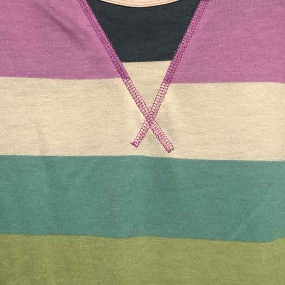 SHOP BASIC Stripped Soft Comfortable T-Shirt Large - Picture 6 of 7